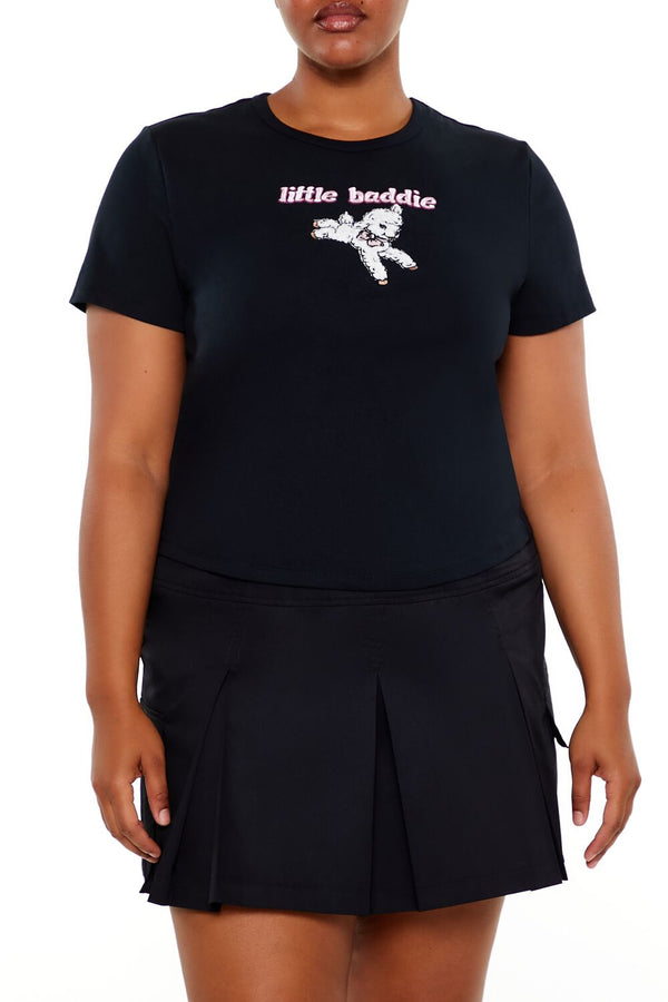 forever 21 Plus Size Little Baddie Baby Tee