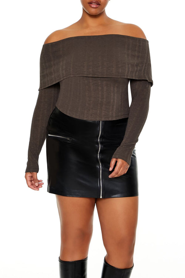 forever 21 Plus Size Off-the-Shoulder Top