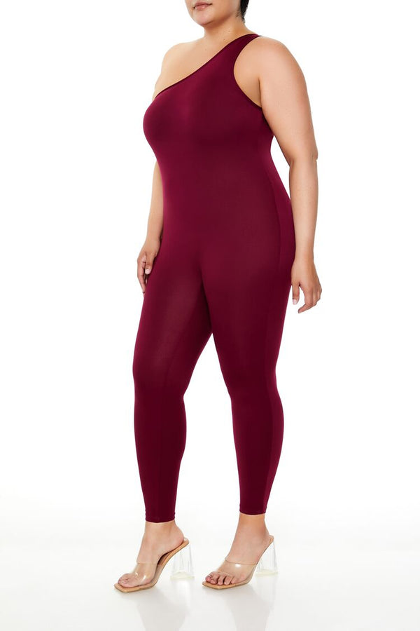 Forever 21 Plus Size One-Shoulder Jumpsuit
