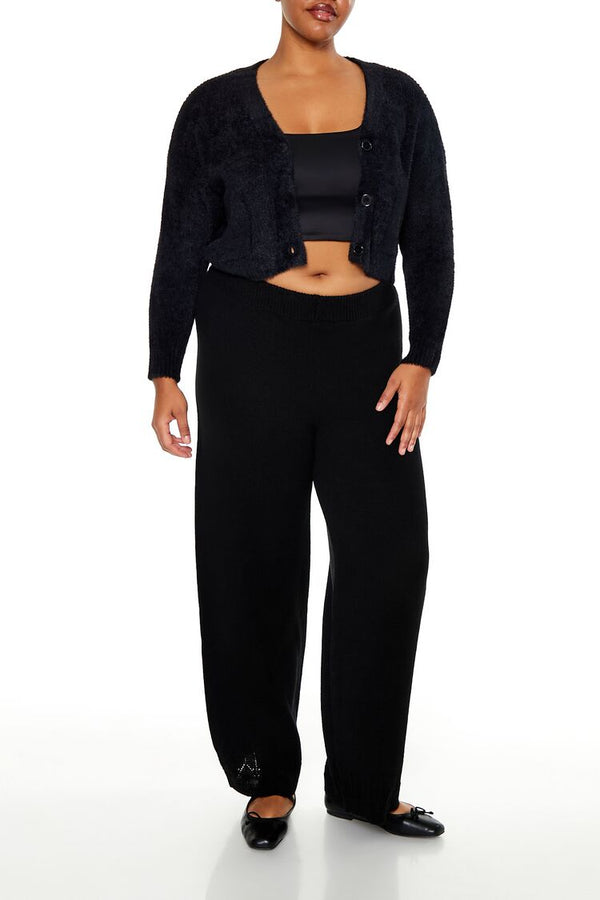 Forever 21 Plus Size Rib-Knit Cardigan Sweater