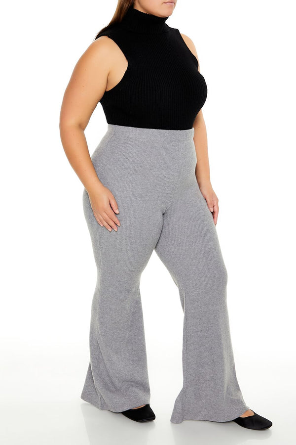 Forever 21 Plus Size Ribbed Flare Pants