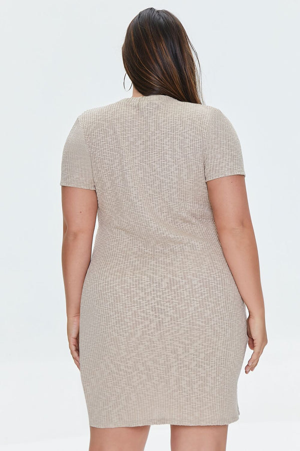Forever 21 Plus Size Ribbed T-Shirt Dress