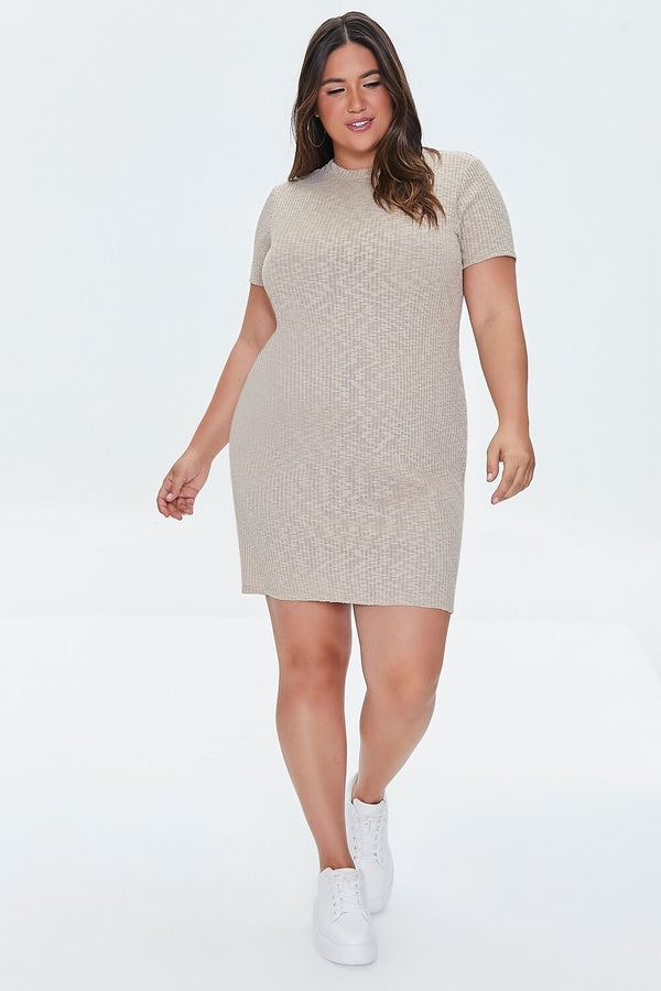 forever 21 Plus Size Ribbed T-Shirt Dress