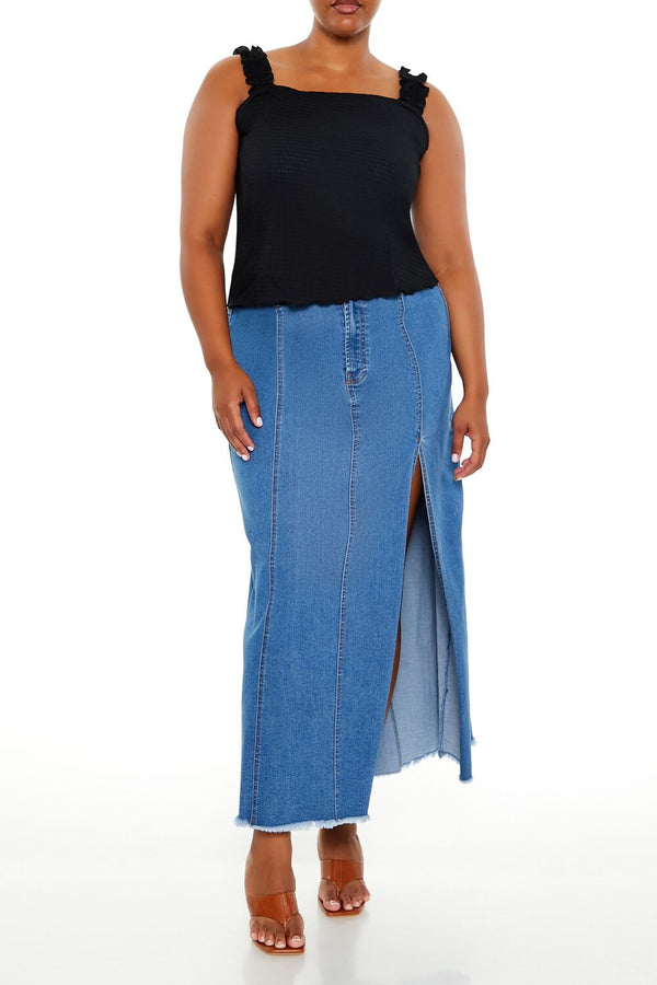 Forever 21 Plus Size Ruffle-Strap Tank Top