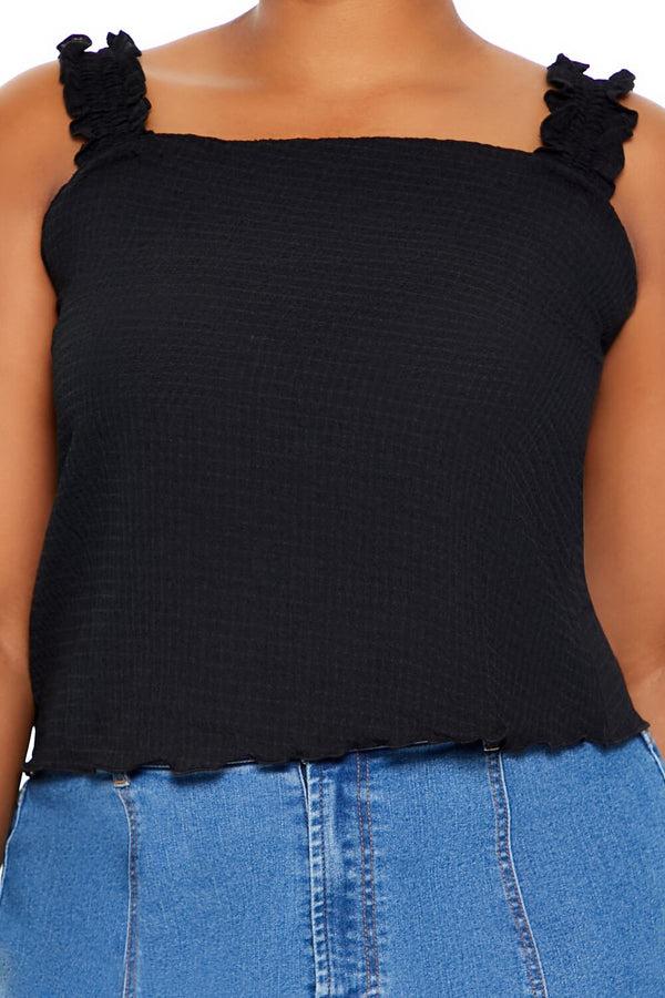 Forever 21 Plus Size Ruffle-Strap Tank Top