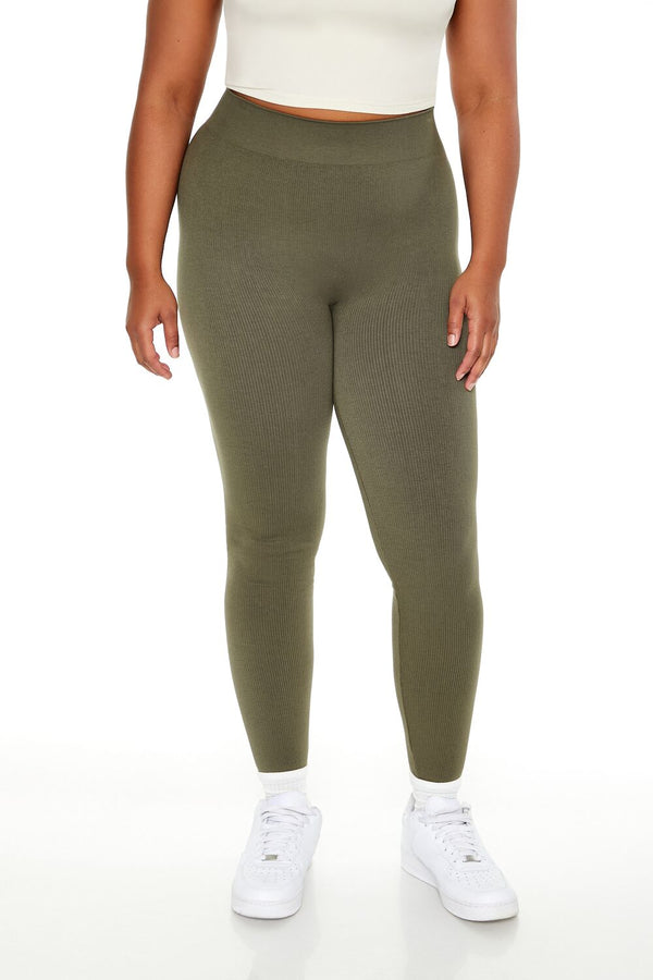 Forever 21 Plus Size Seamless High-Rise Leggings