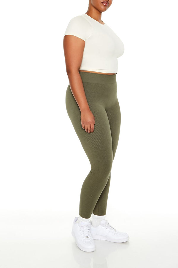 Forever 21 Plus Size Seamless High-Rise Leggings