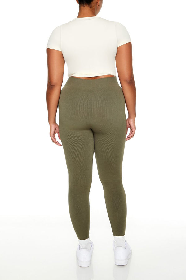 Forever 21 Plus Size Seamless High-Rise Leggings