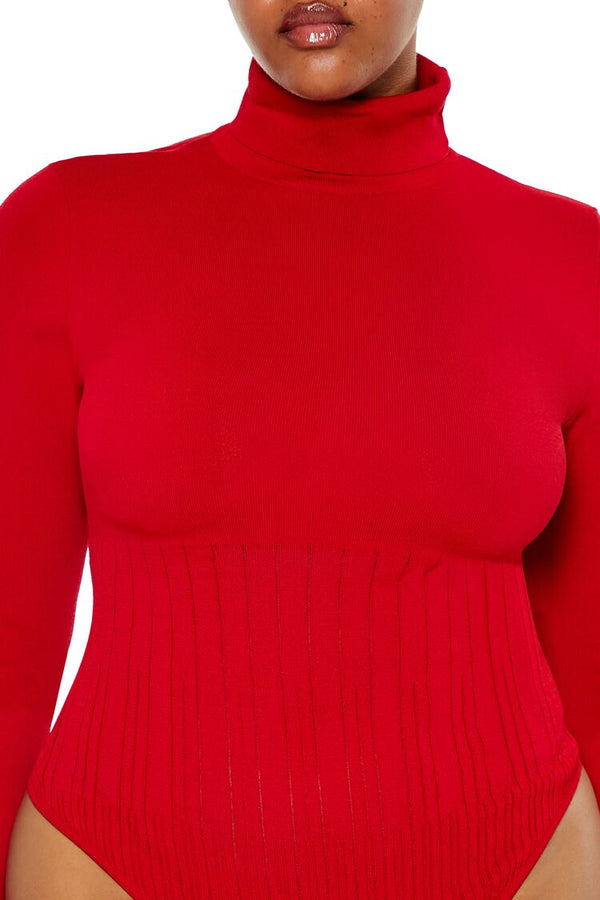 Forever 21 Plus Size Sweater-Knit Bodysuit