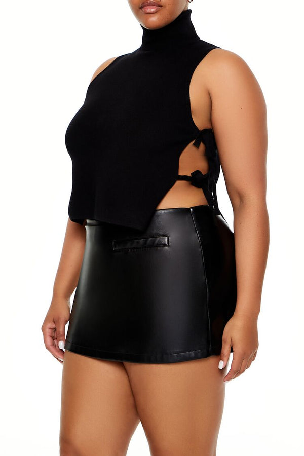 Forever 21 Plus Size Sweater-Knit Crop Top