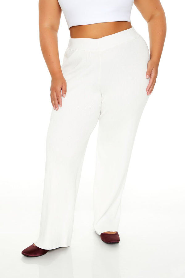 Forever 21 Plus Size Sweater-Knit Wide-Leg Pants