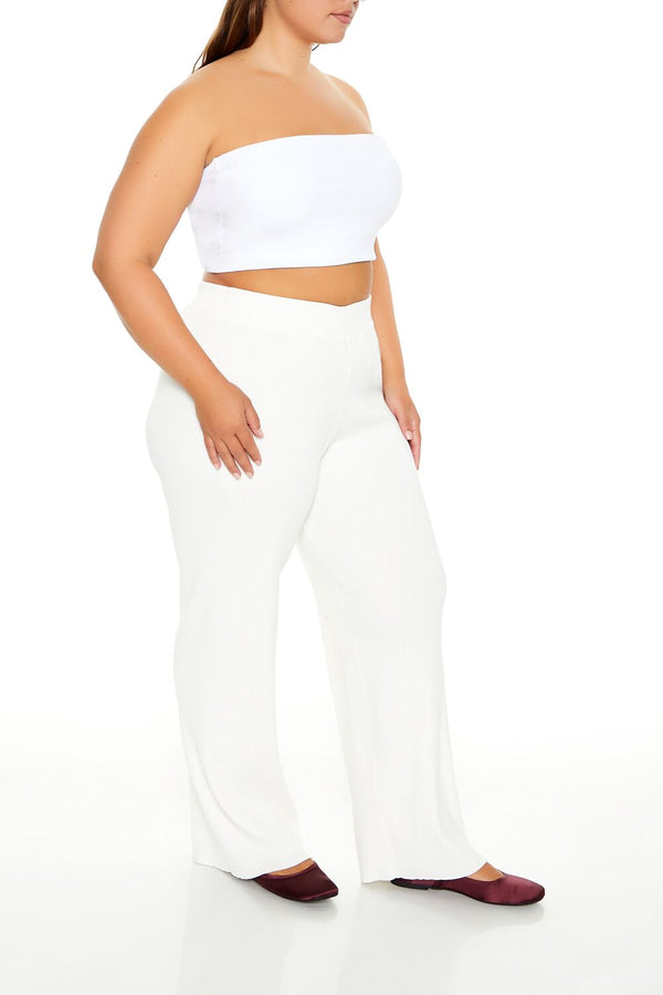Forever 21 Plus Size Sweater-Knit Wide-Leg Pants