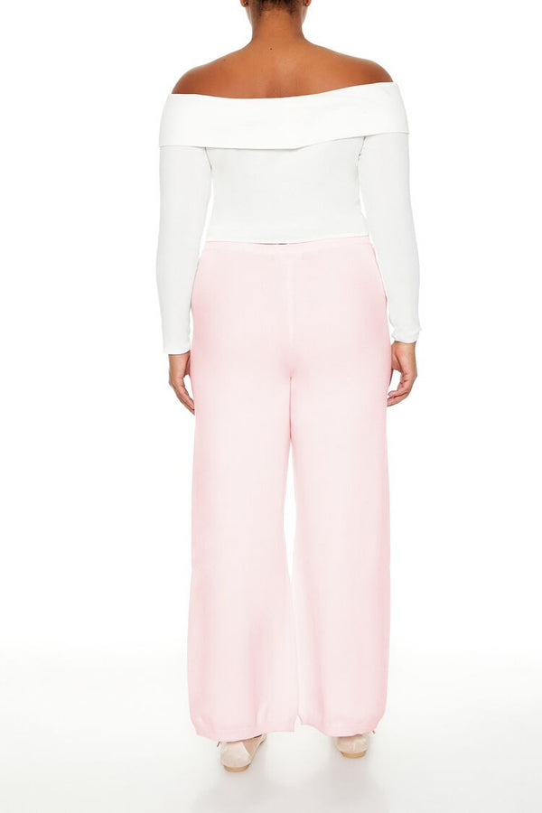 Forever 21 Plus Size Sweater-Knit Wide Pants