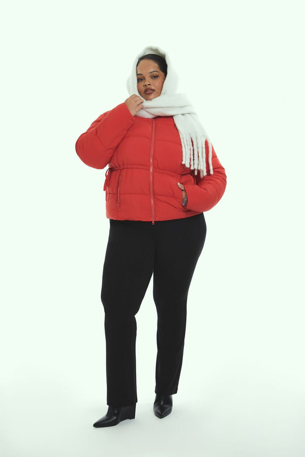 forever 21 Plus Size Tie-Waist Puffer Jacket