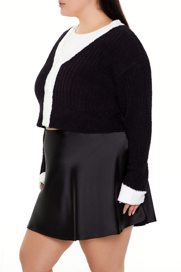 Forever 21 Plus Size Two-Tone Cardigan Sweater