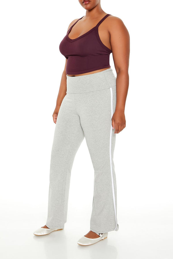 Forever 21 Plus Size Two-Tone Flare Leggings