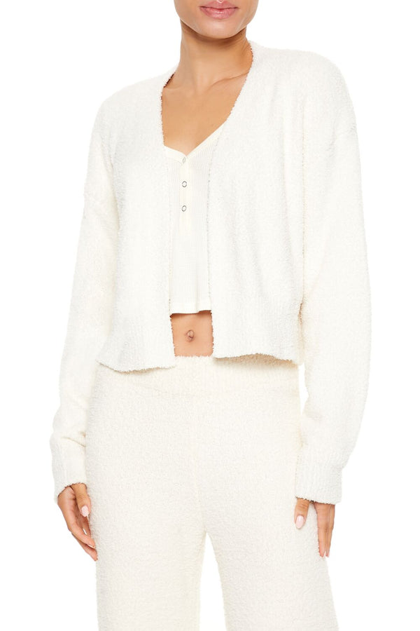 forever 21 Plush Pajama Cardigan Sweater