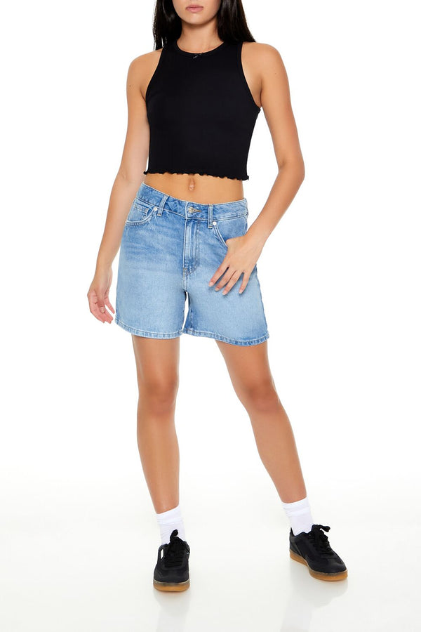 Forever 21 Pointelle Bow Tank Top