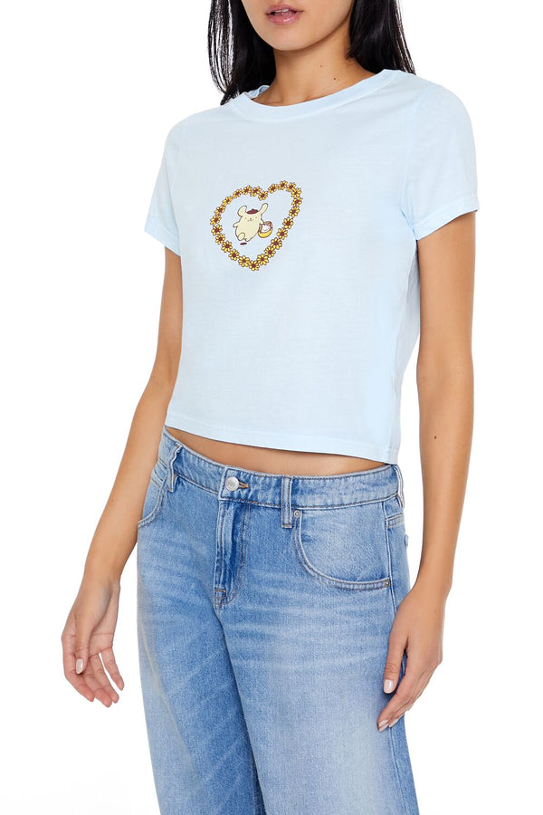 Forever 21 Pompompurin Graphic Cropped Tee
