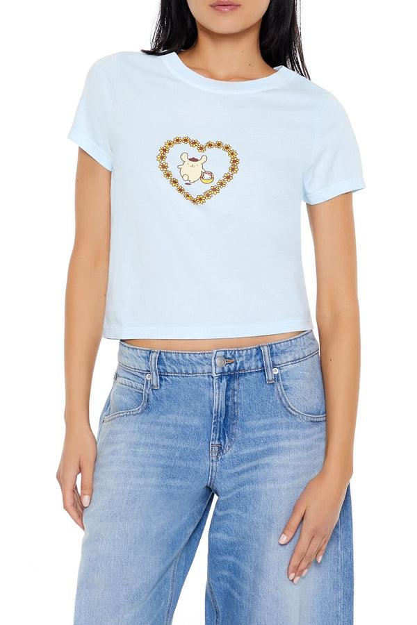 forever 21 Pompompurin Graphic Cropped Tee