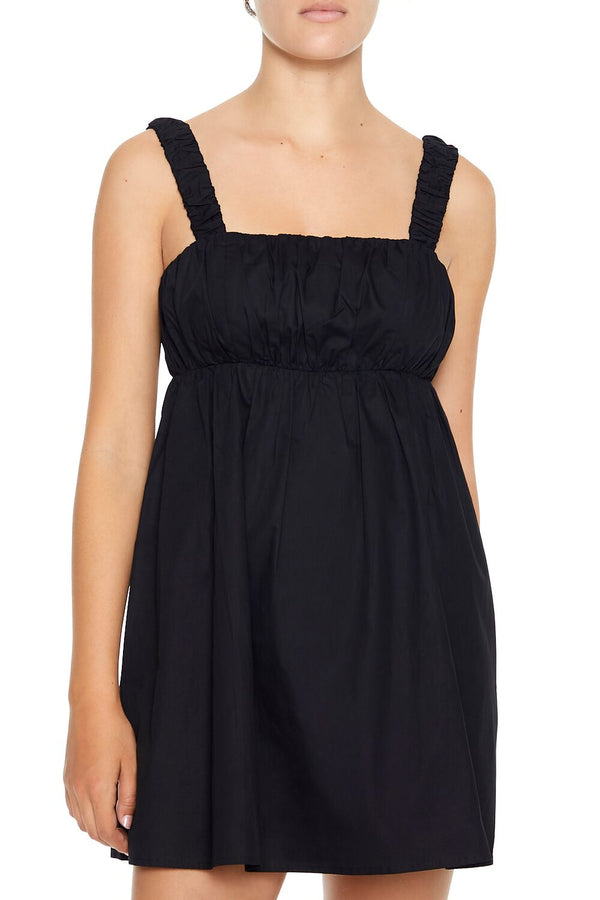 Forever 21 Poplin Babydoll Mini Dress