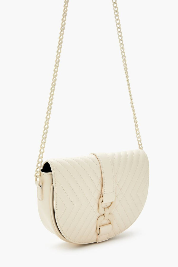 Forever 21 Quilted Crescent Crossbody Bag