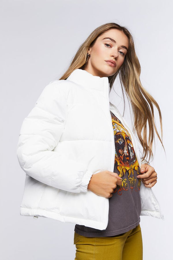 Forever 21 Quilted Puffer Jacket