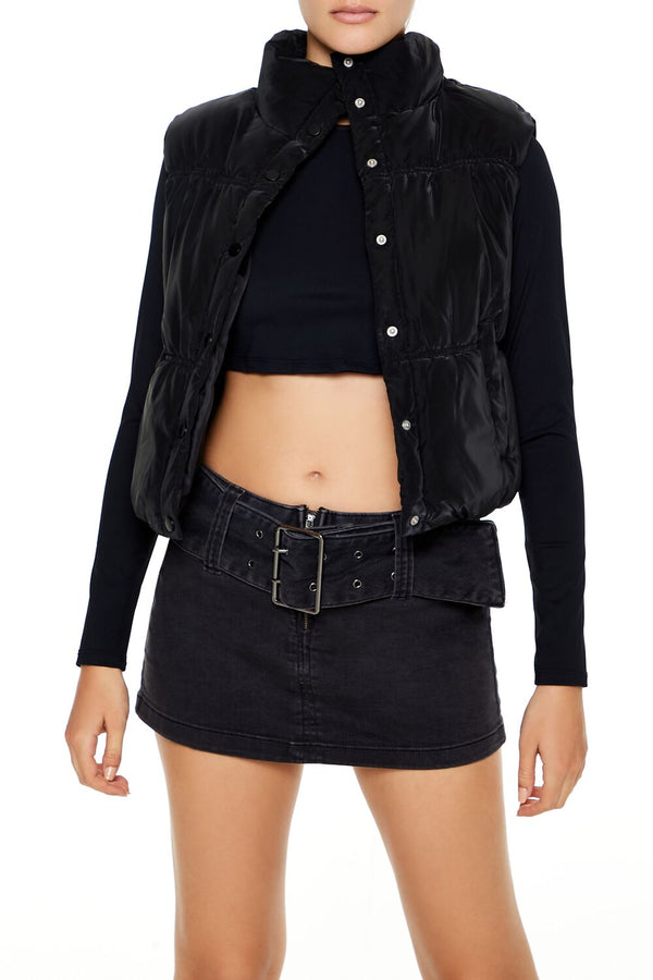 forever 21 Quilted Puffer Vest