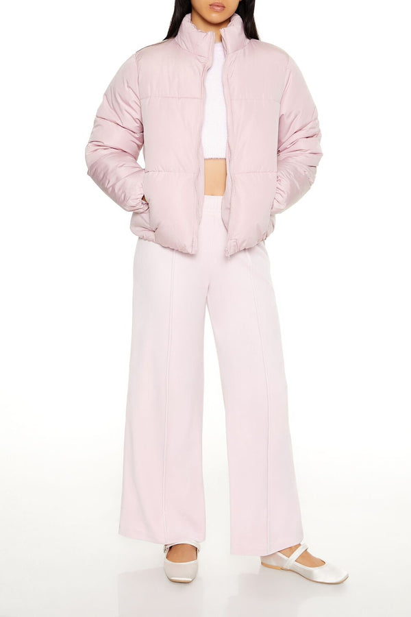 Forever 21 Quilted Zip-Up Puffer Jacket
