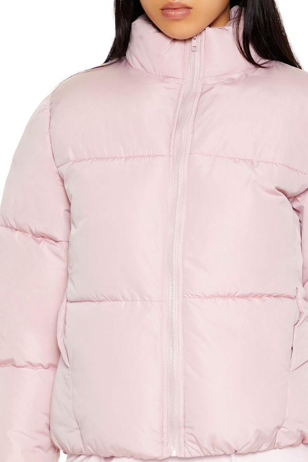Forever 21 Quilted Zip-Up Puffer Jacket