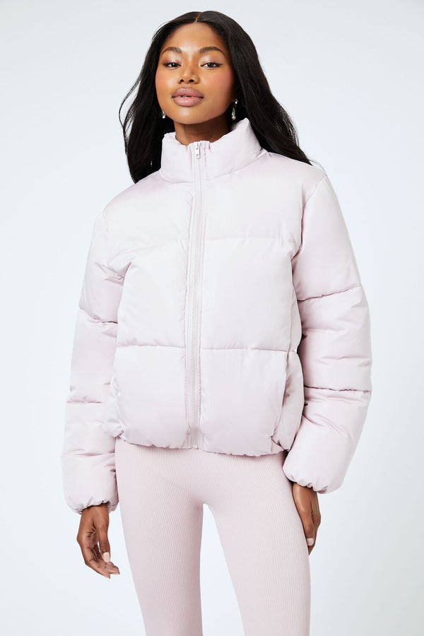 forever 21 Quilted Zip-Up Puffer Jacket