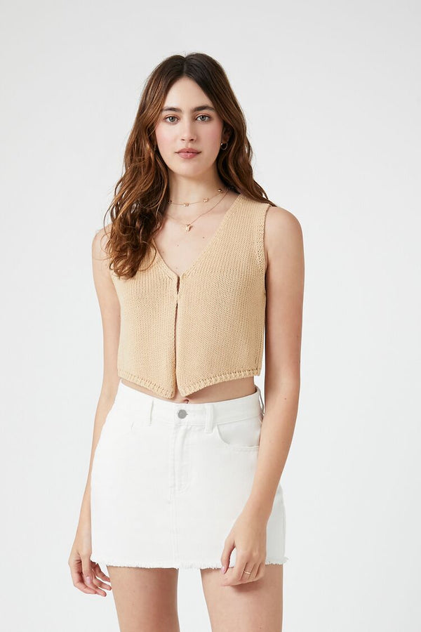 forever 21 Raw-Cut A-Line Mini Skirt