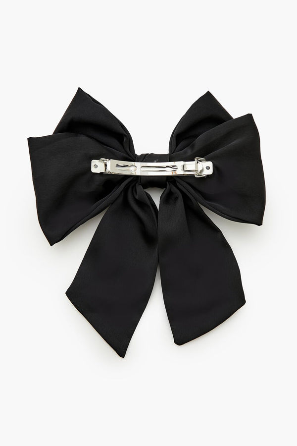 Forever 21 Rhinestone Bow Hair Barrette