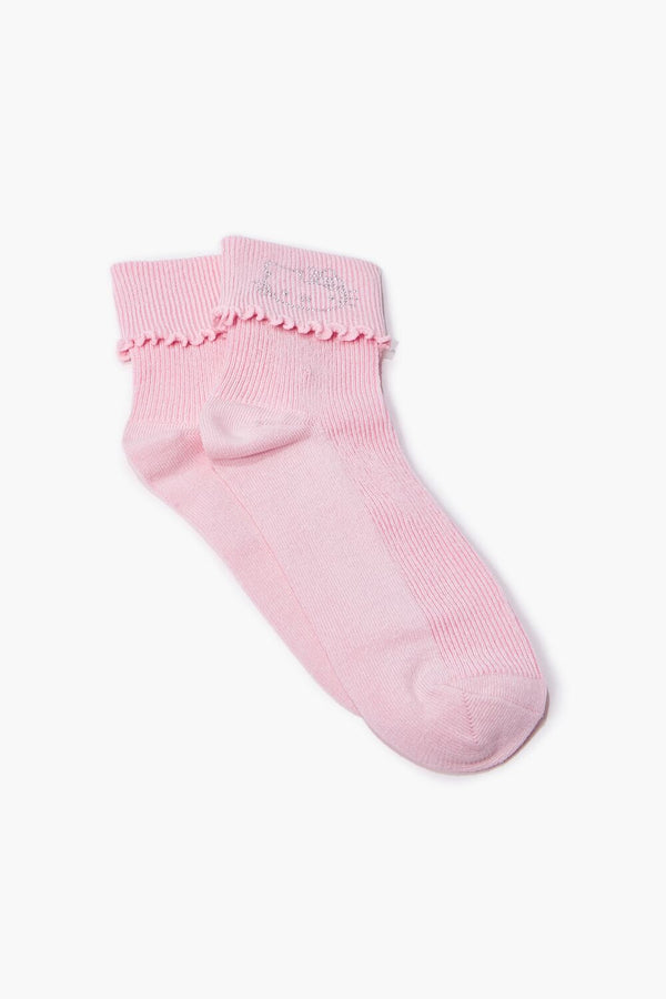 Forever 21 Rhinestone Hello Kitty Crew Socks
