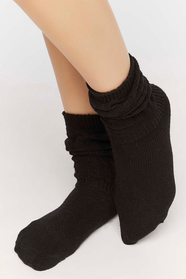 forever 21 Ribbed Crew Socks