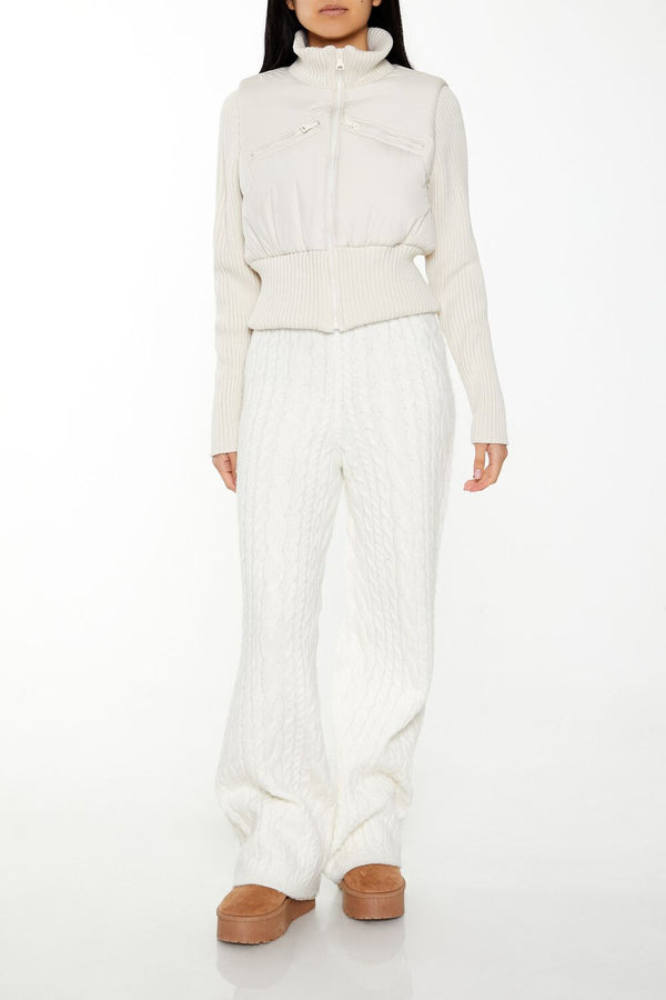 Forever 21 Ribbed Funnel Neck Jacket