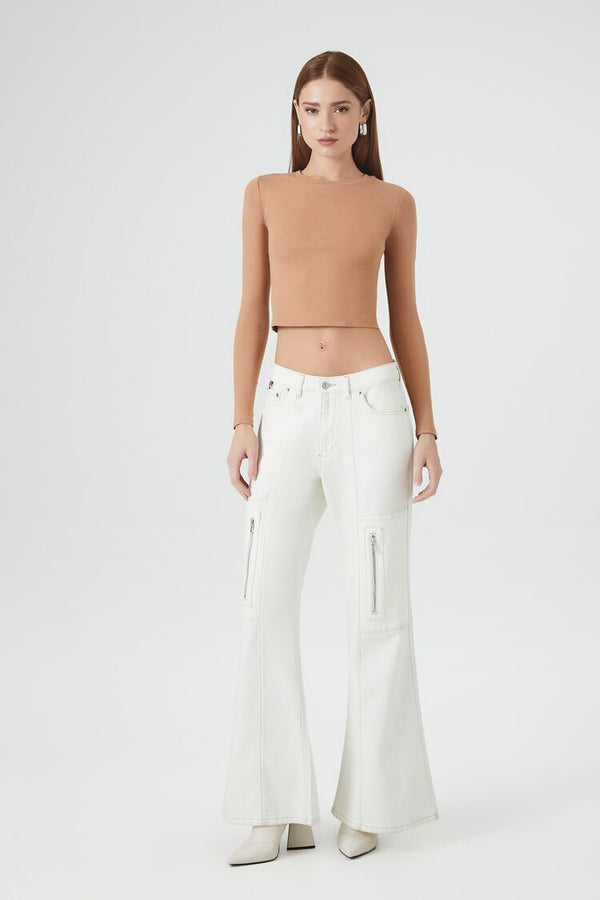 Forever 21 Ribbed Knit Crop Top