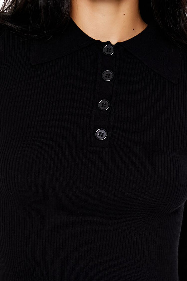 Forever 21 Ribbed Knit Cropped Sweater