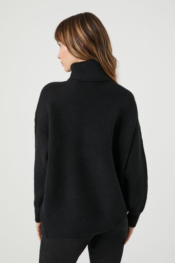 Forever 21 Ribbed Knit Turtleneck Sweater