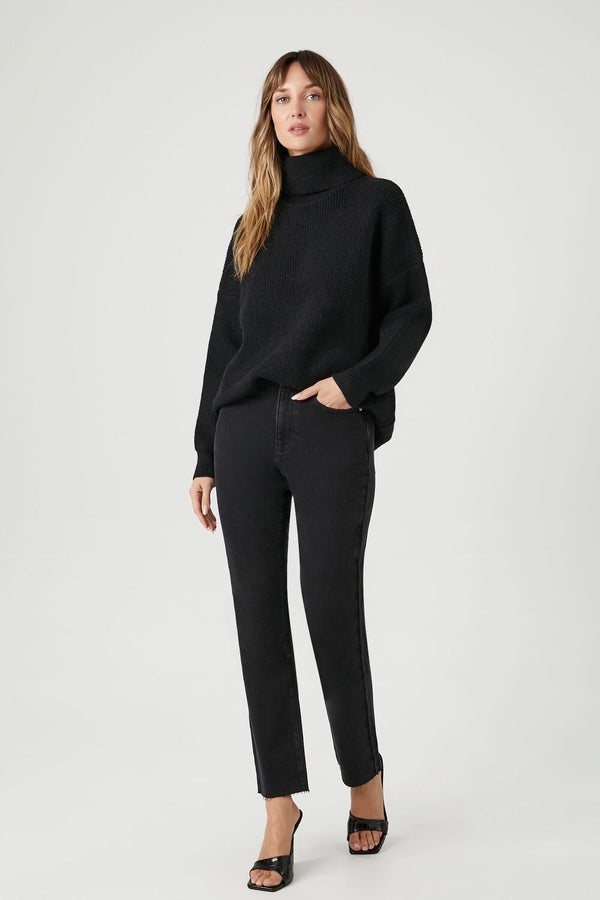 Forever 21 Ribbed Knit Turtleneck Sweater