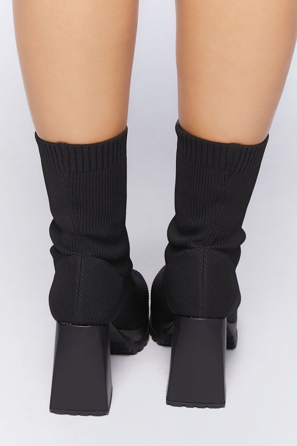 Forever 21 Ribbed Sock Booties (Wide)