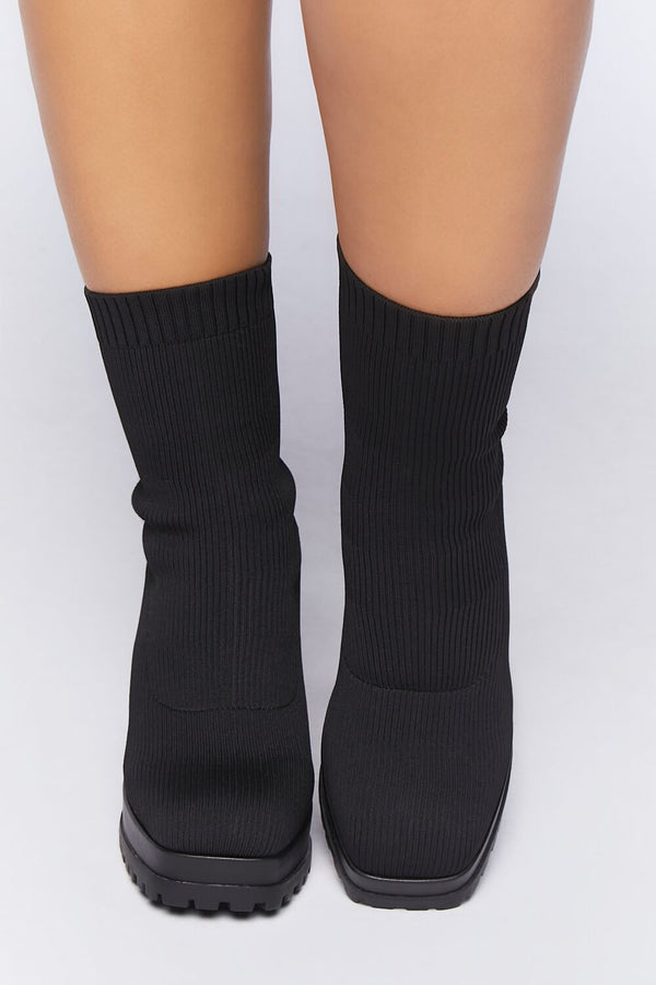 Forever 21 Ribbed Sock Booties (Wide)