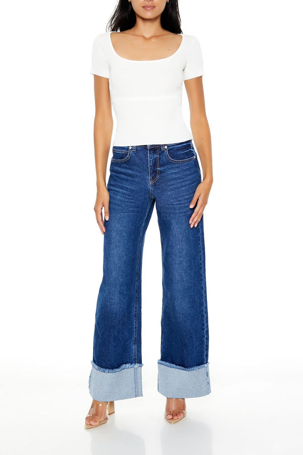 Forever 21 Ribbed Sweater-Knit Tee