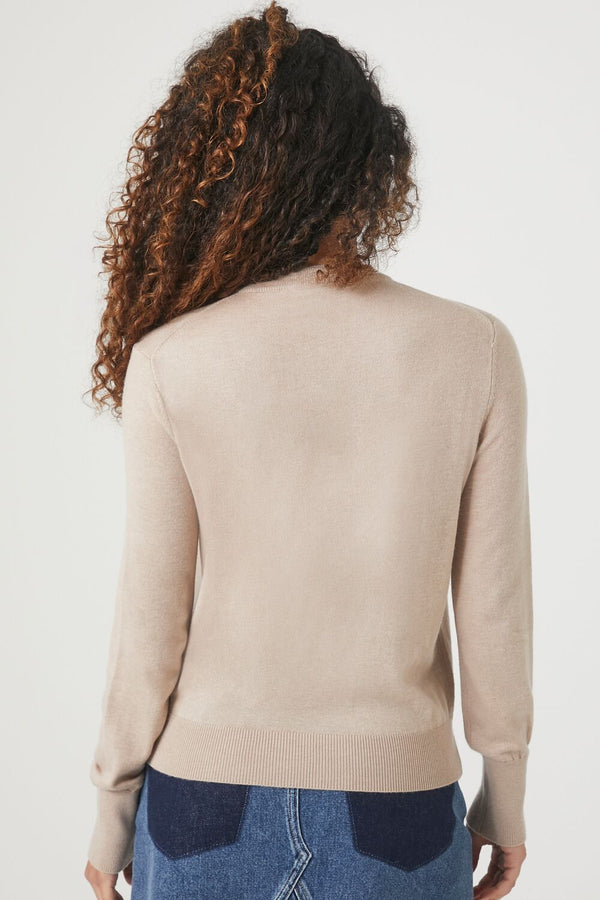 Forever 21 Ribbed-Trim Sweater