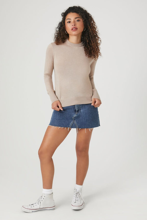 Forever 21 Ribbed-Trim Sweater