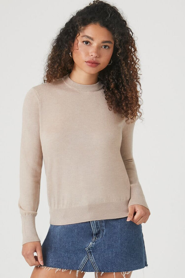 forever 21 Ribbed-Trim Sweater