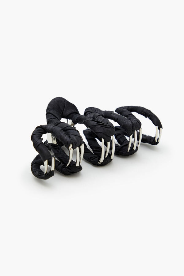 Forever 21 Ribbon-Wrapped Claw Hair Clip