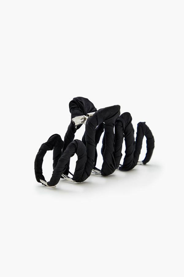 forever 21 Ribbon-Wrapped Claw Hair Clip