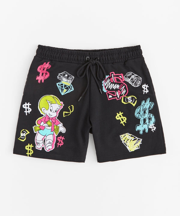forever 21 Richie Rich Money Short - Black