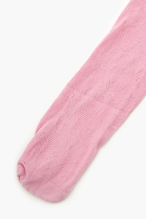Forever 21 Rose Fishnet Tights